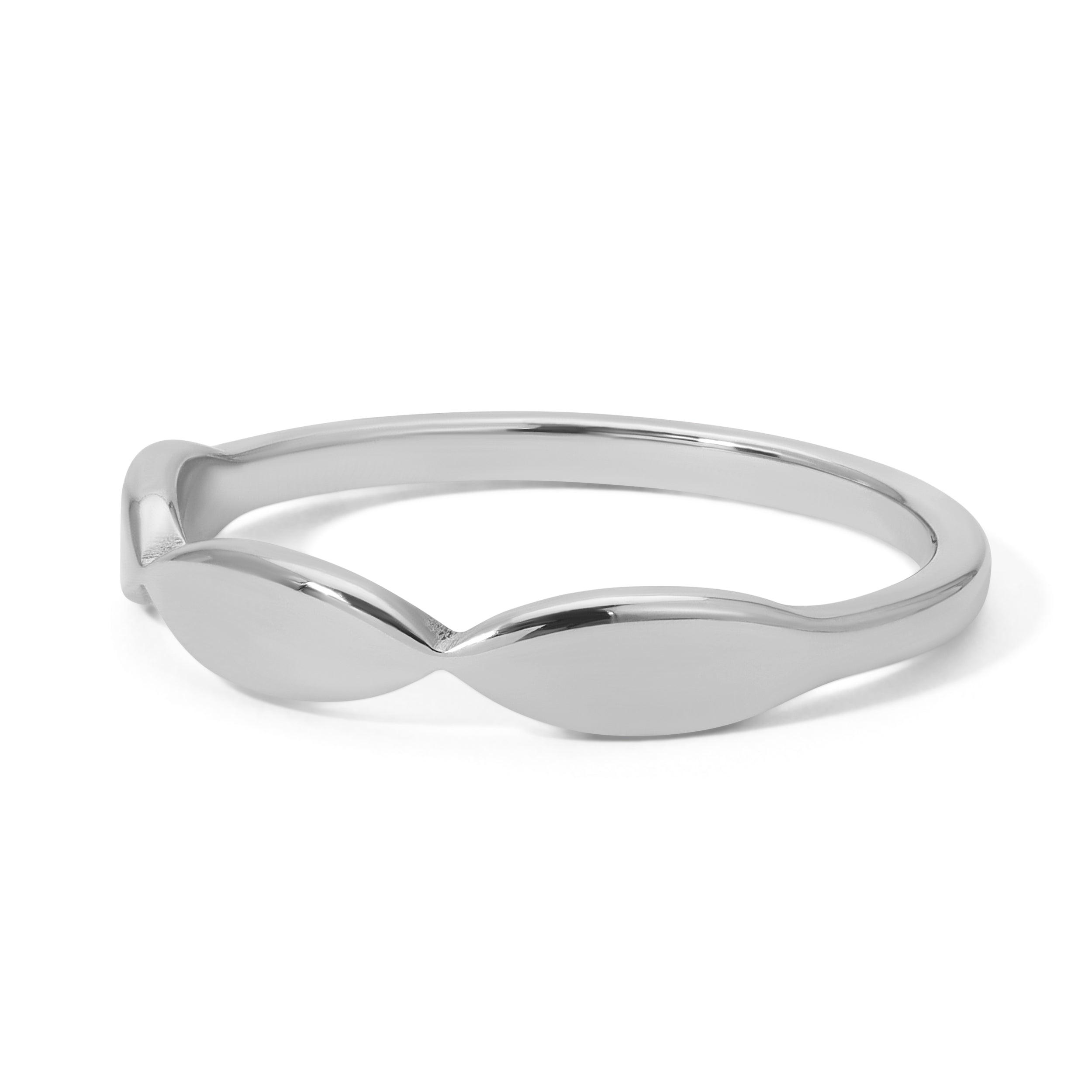 Stainless Steel 3 Oval Ring
