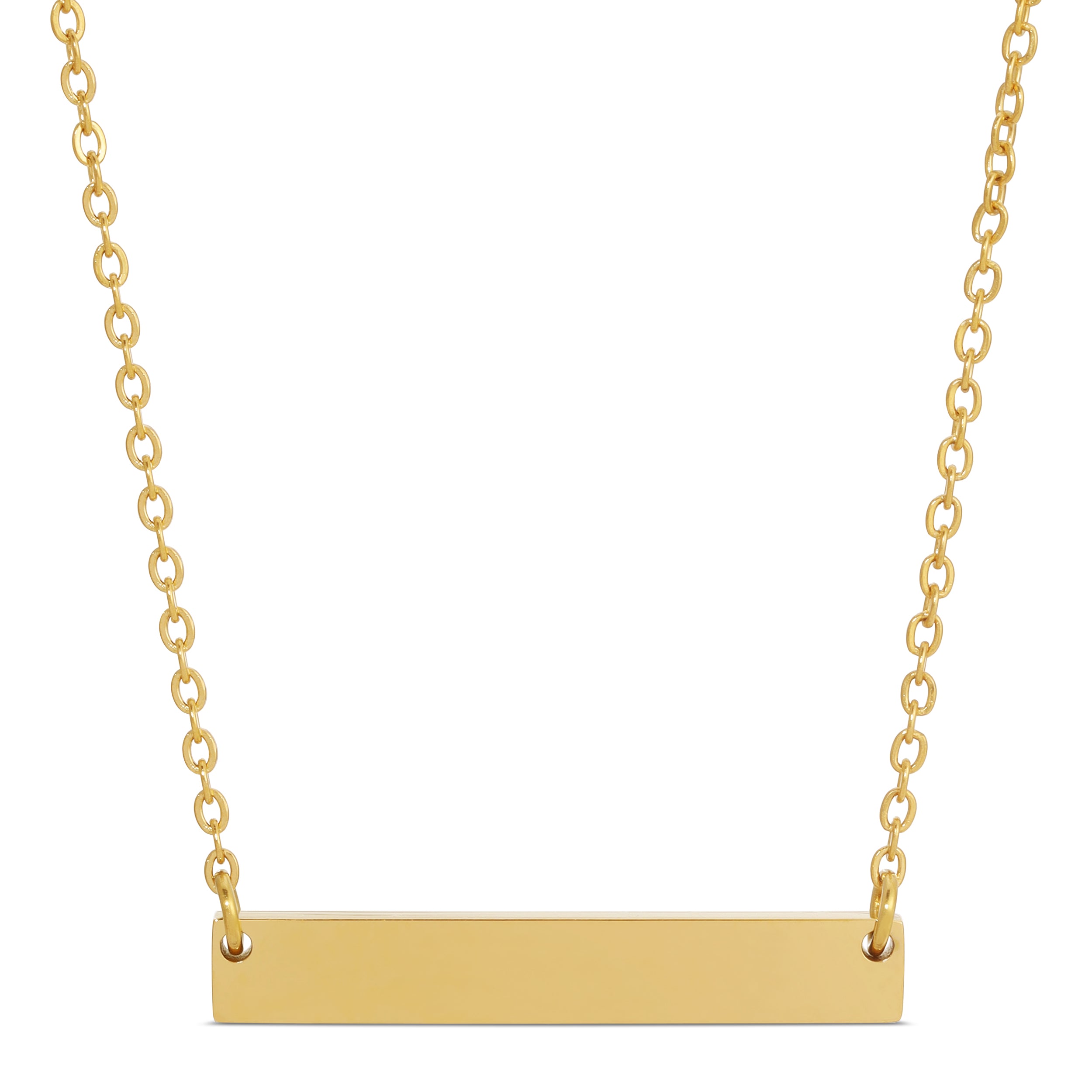 Engravable Bar Necklace