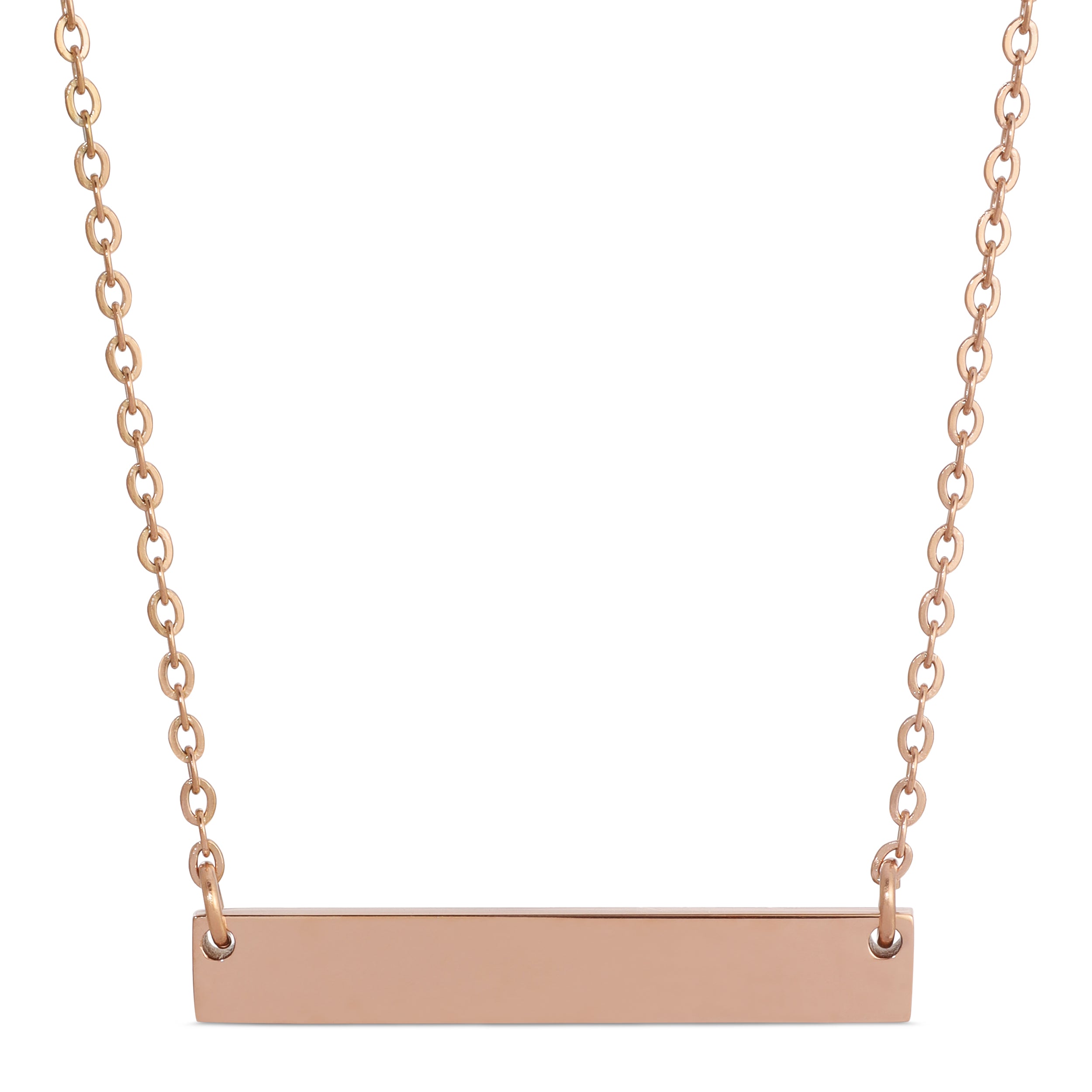 Engravable Bar Necklace