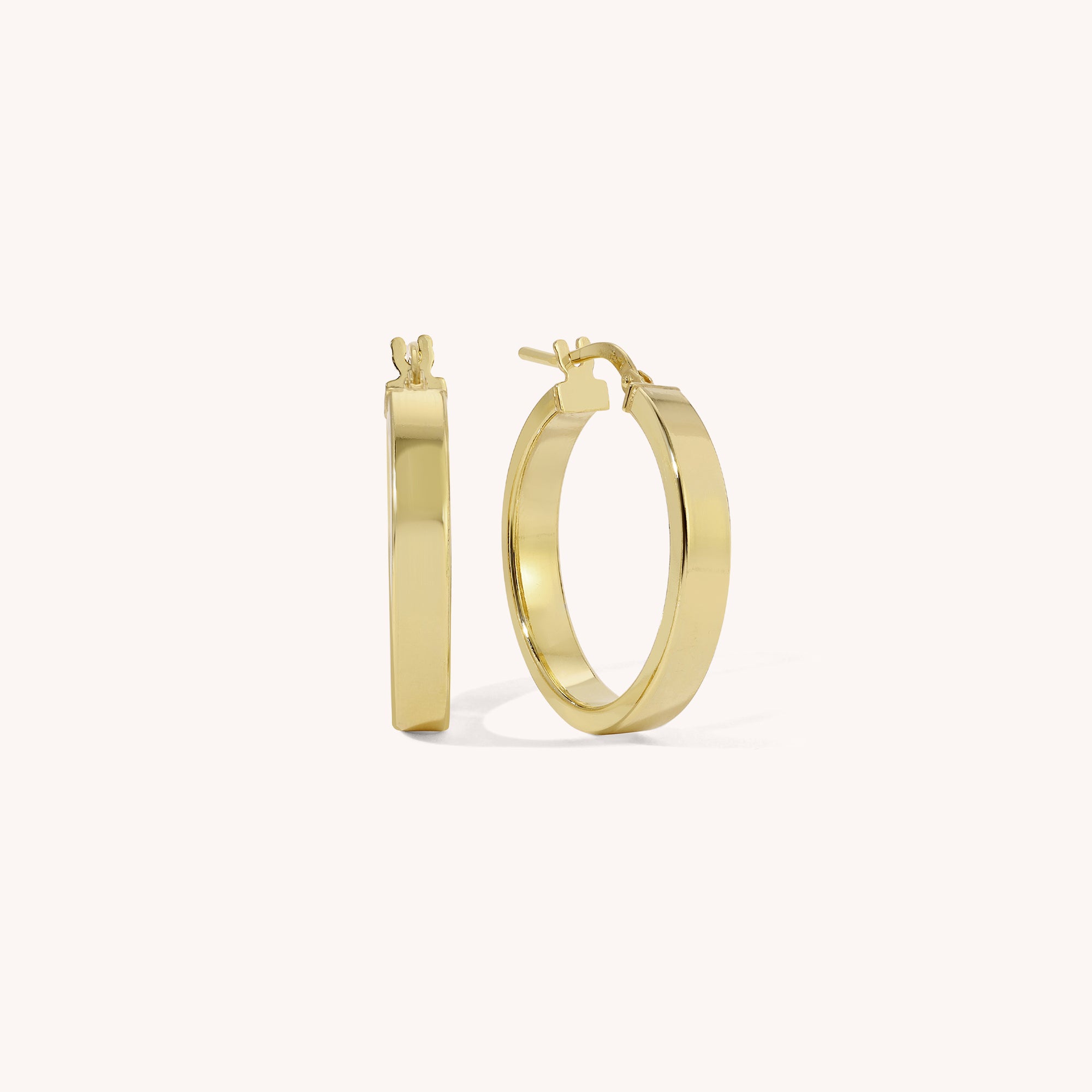 Chunky Flat Hoops