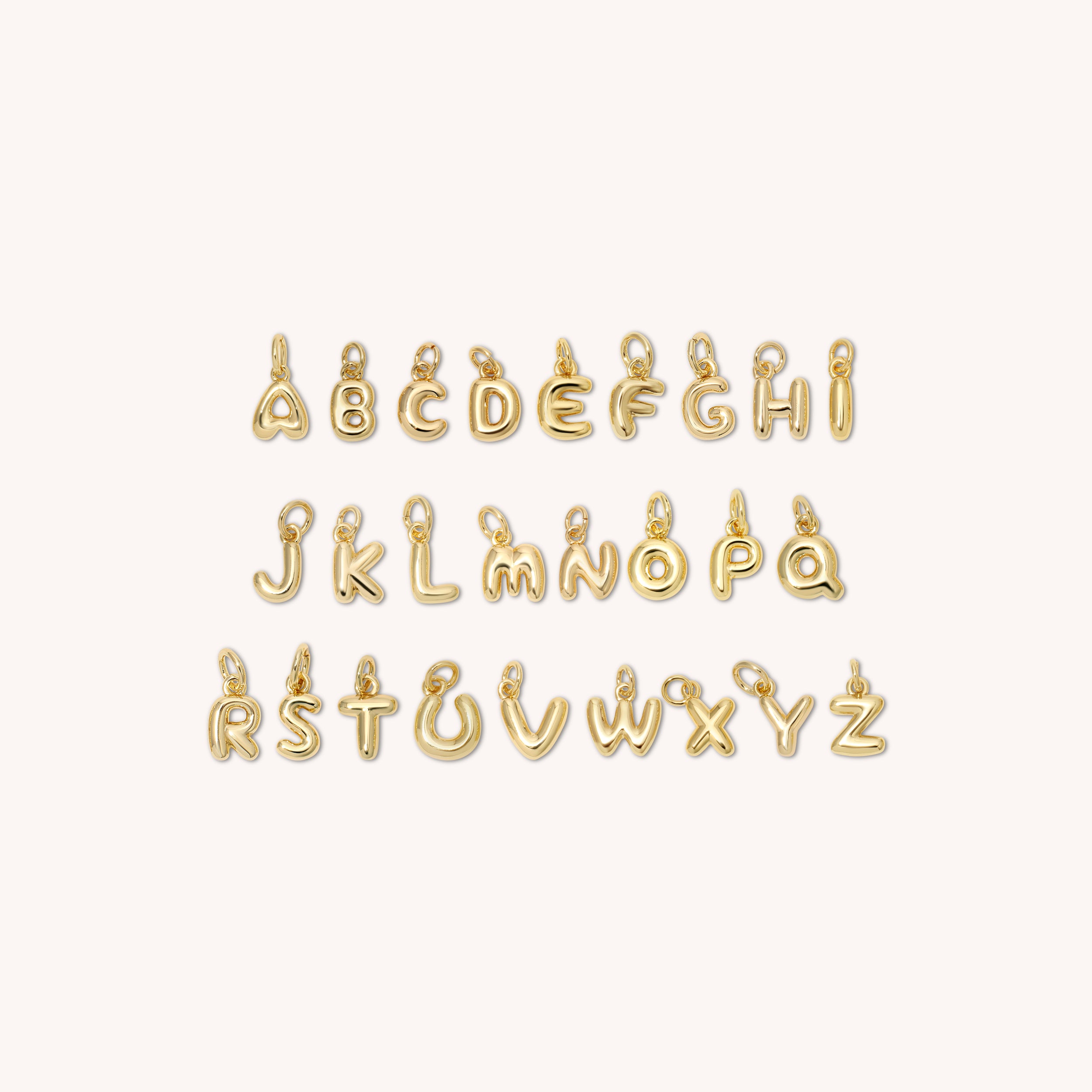 Mini Bubble Letter Necklace