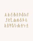 Medium CZ Letter Necklace