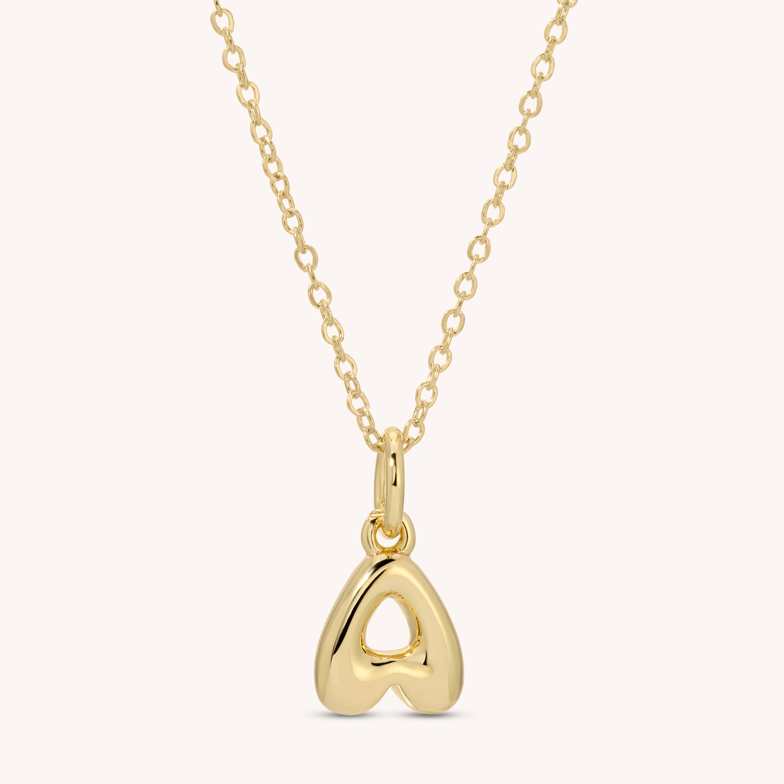 Mini Bubble Letter Necklace