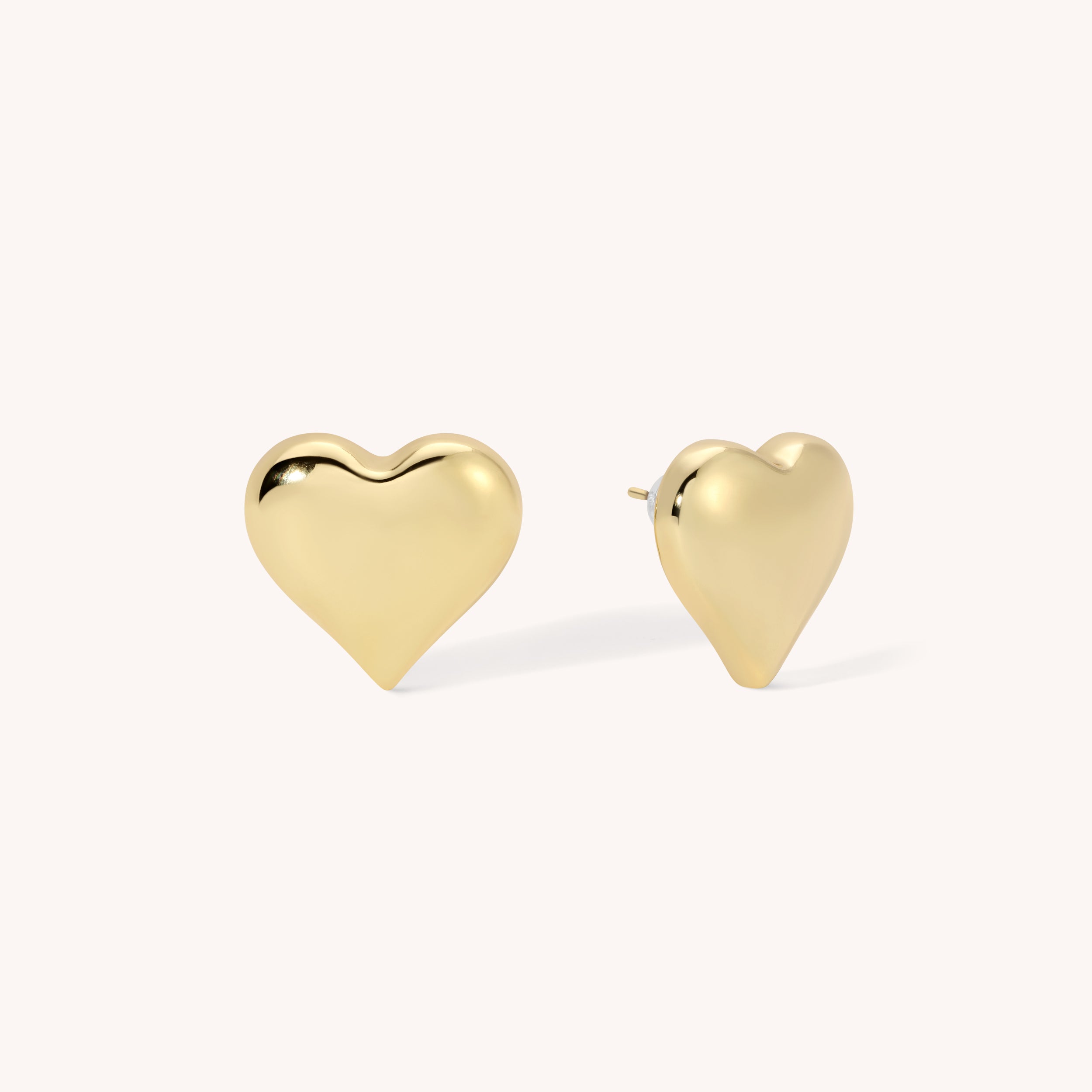 Statement Heart Studs