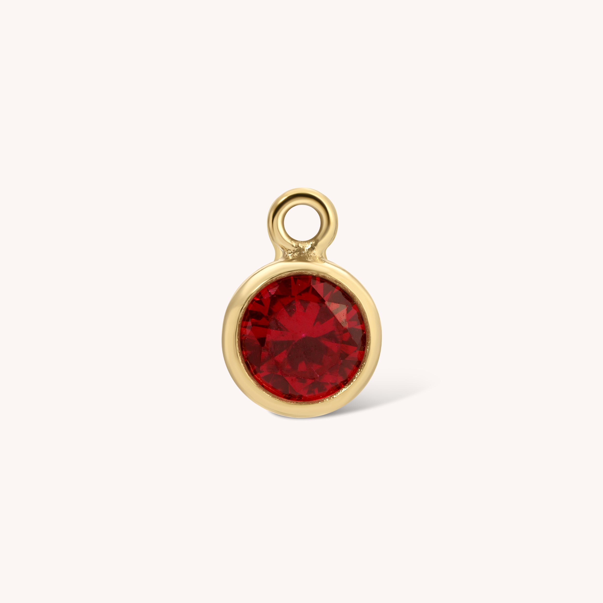 14k Citrine Charm