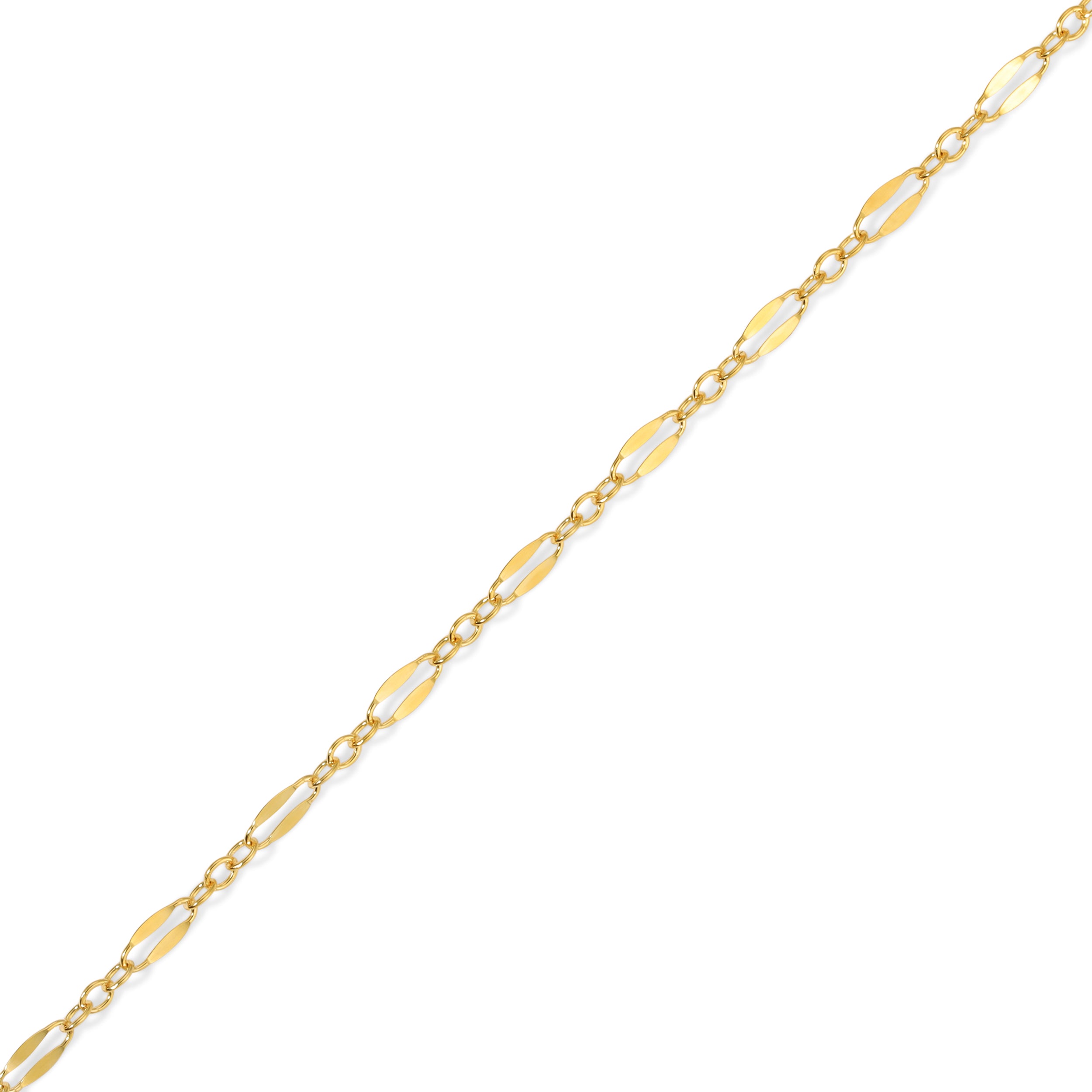 Flat Double Dapped Bar Chain