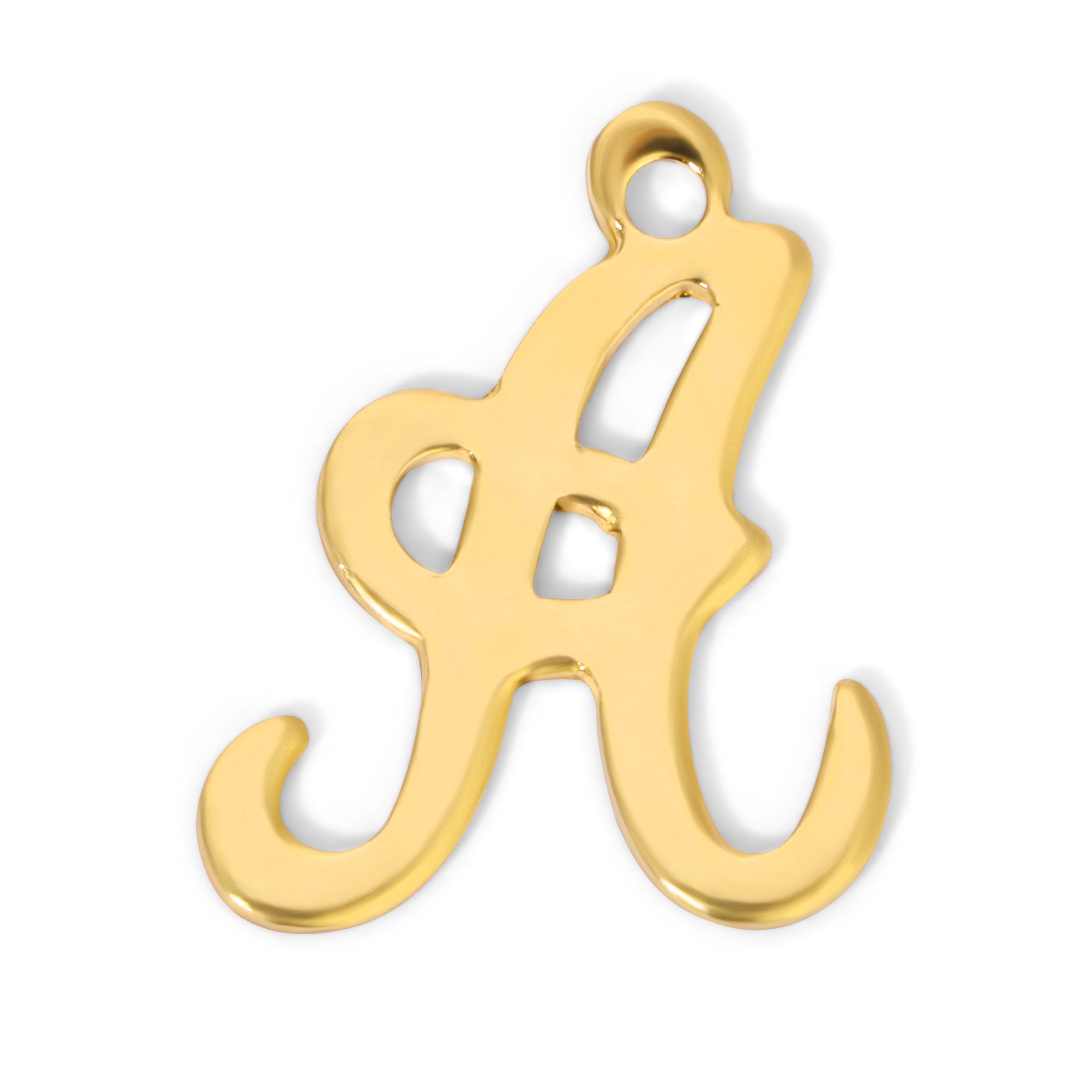 Gold Filled Cursive Initial Charm