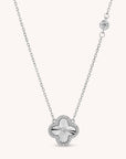 Diamond Cut Clover Necklace