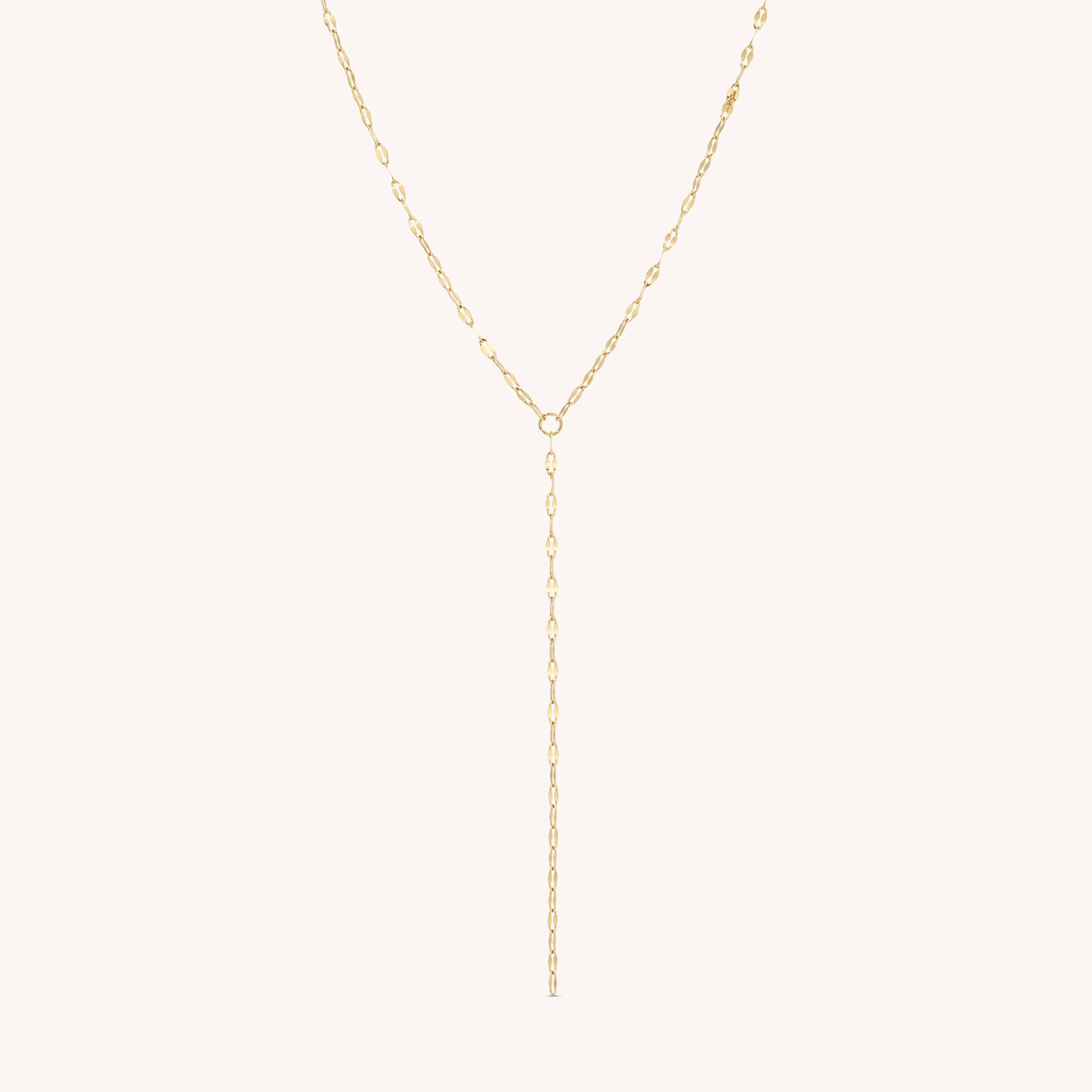 Stainless Steel Lariat Necklace