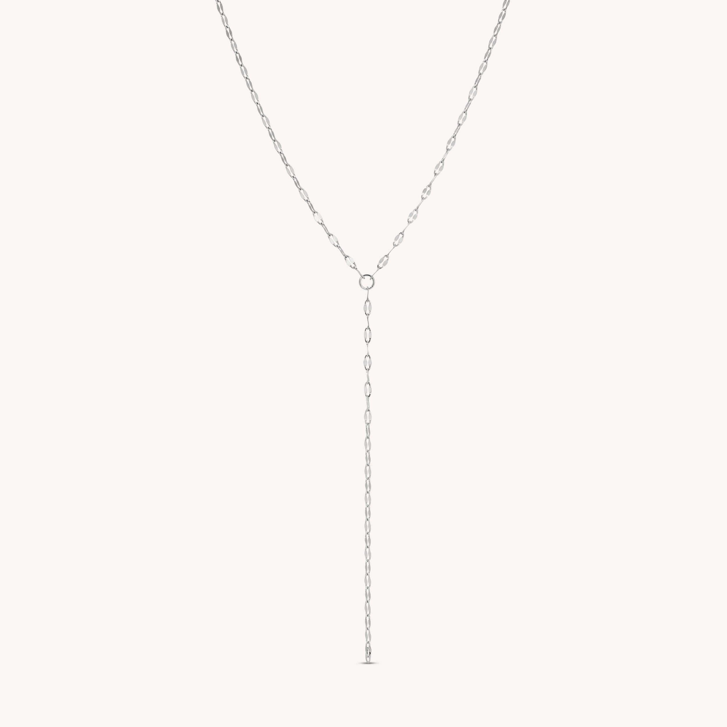 Stainless Steel Lariat Necklace