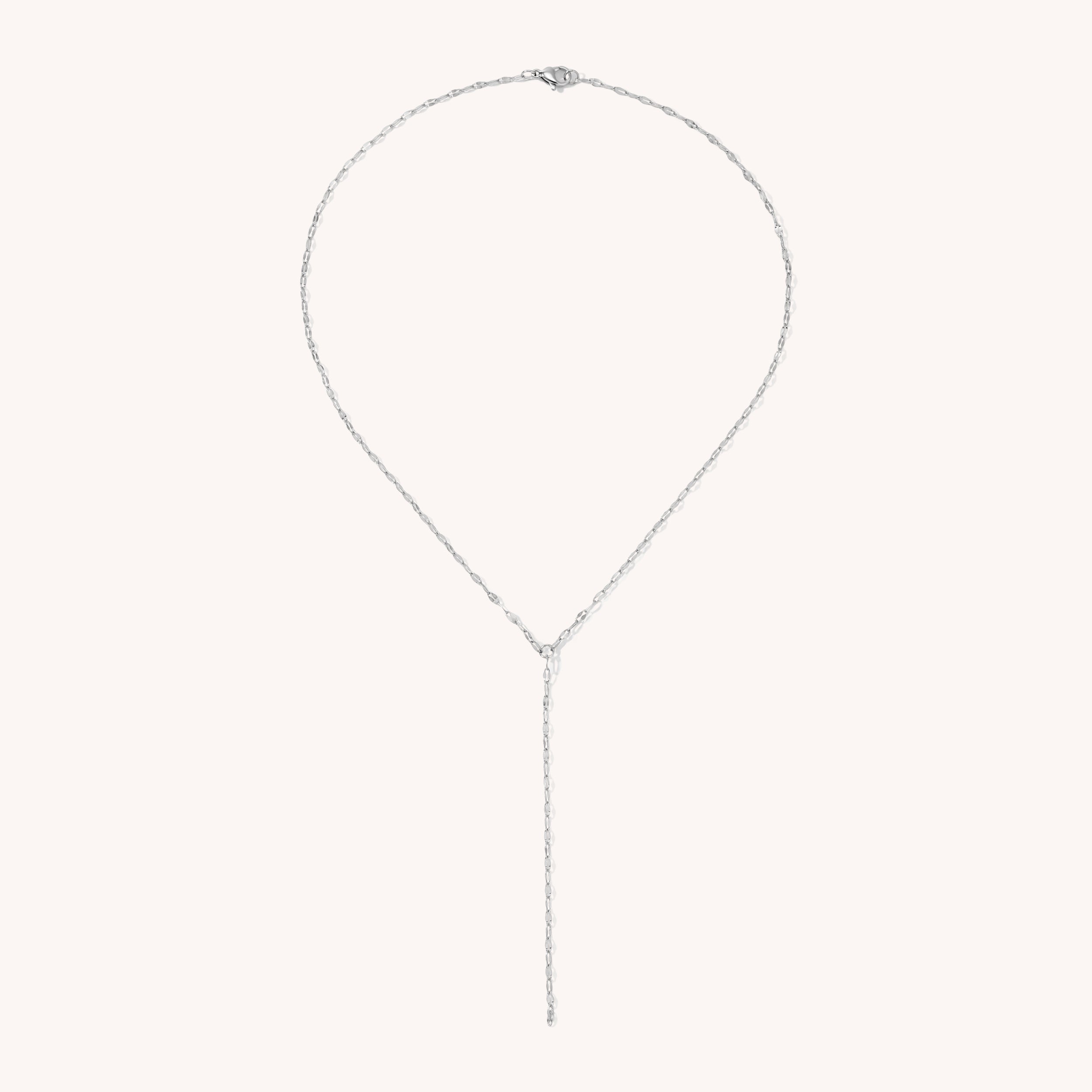 Stainless Steel Lariat Necklace