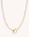 Pearl Toggle Clasp Necklace