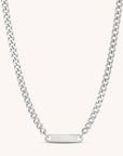 Stainless Steel Engravable Cuban Chain Necklace