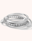 Silver Triple Ring