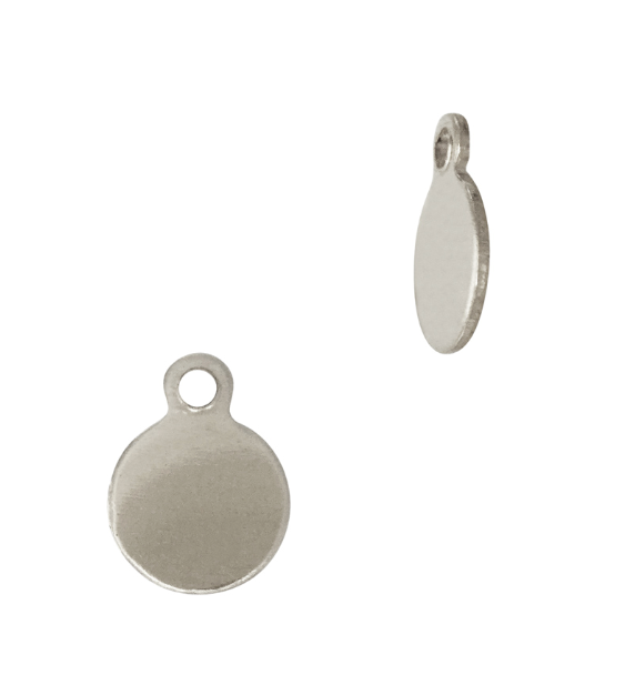 Mini Circle Engravable Charm