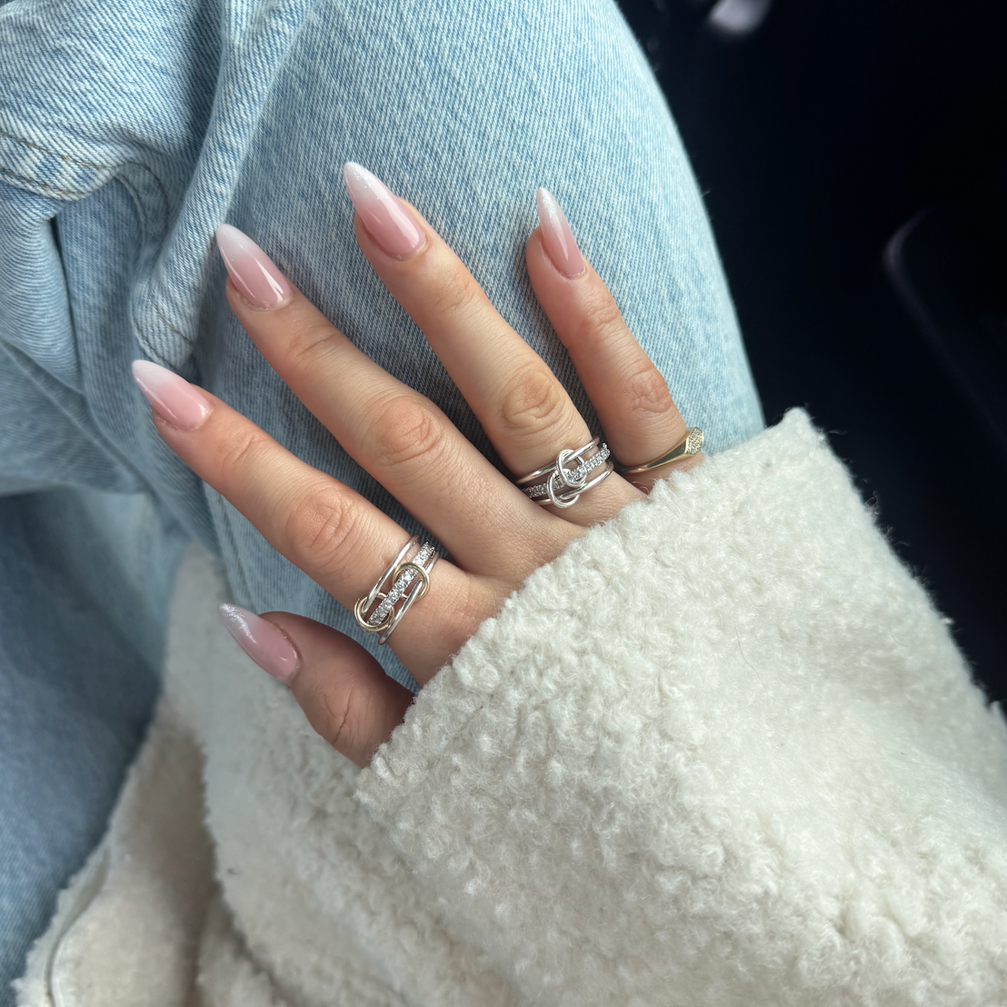 Silver Triple Ring