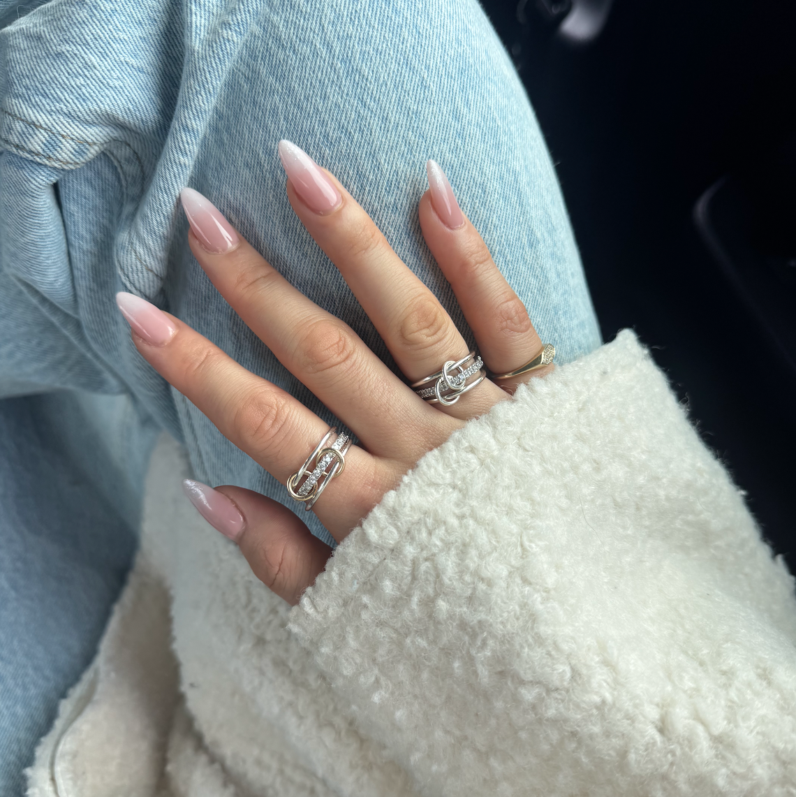Two Tone Triple Ring