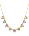 Baby Gem Heart Strand Necklace