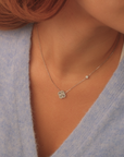 Diamond Cut Clover Necklace