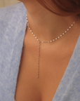 Stainless Steel Lariat Necklace