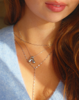 Medium Wavy Bubble Letter Necklace