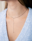 Stainless Steel Lariat Necklace