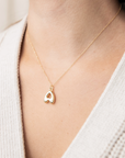 Medium Bubble Letter Necklace