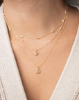 Mini Bubble Letter Necklace
