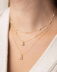 Mini Bubble Letter Necklace
