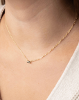 Asymmetrical Green Stone Necklace