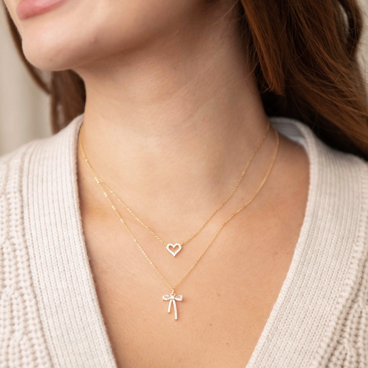 Bow Necklace