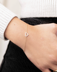 CZ Heart Bracelet