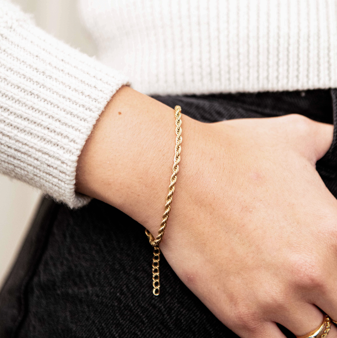 Stainless Steel Rope Bracelet