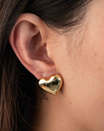 Statement Heart Studs