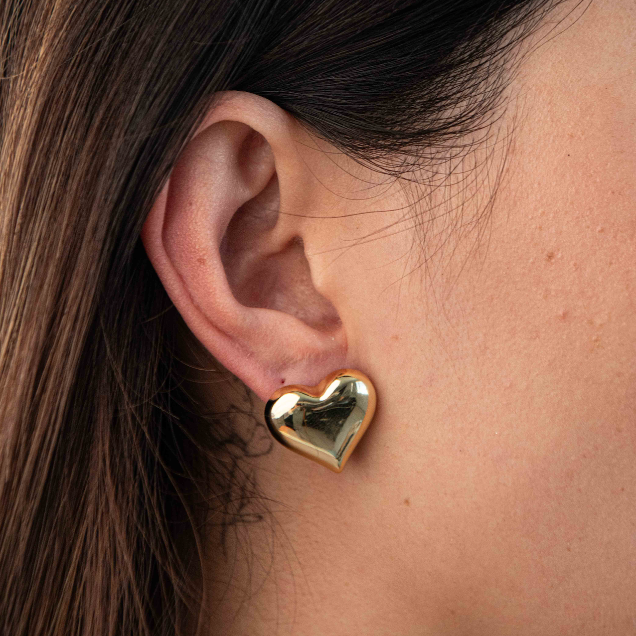 Statement Heart Studs