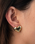 Statement Heart Studs