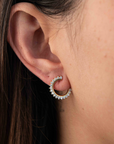 CZ Curve Studs