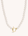 Pearl Toggle Clasp Necklace
