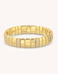Thick Marshmallow CZ Ring