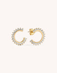 CZ Curve Studs