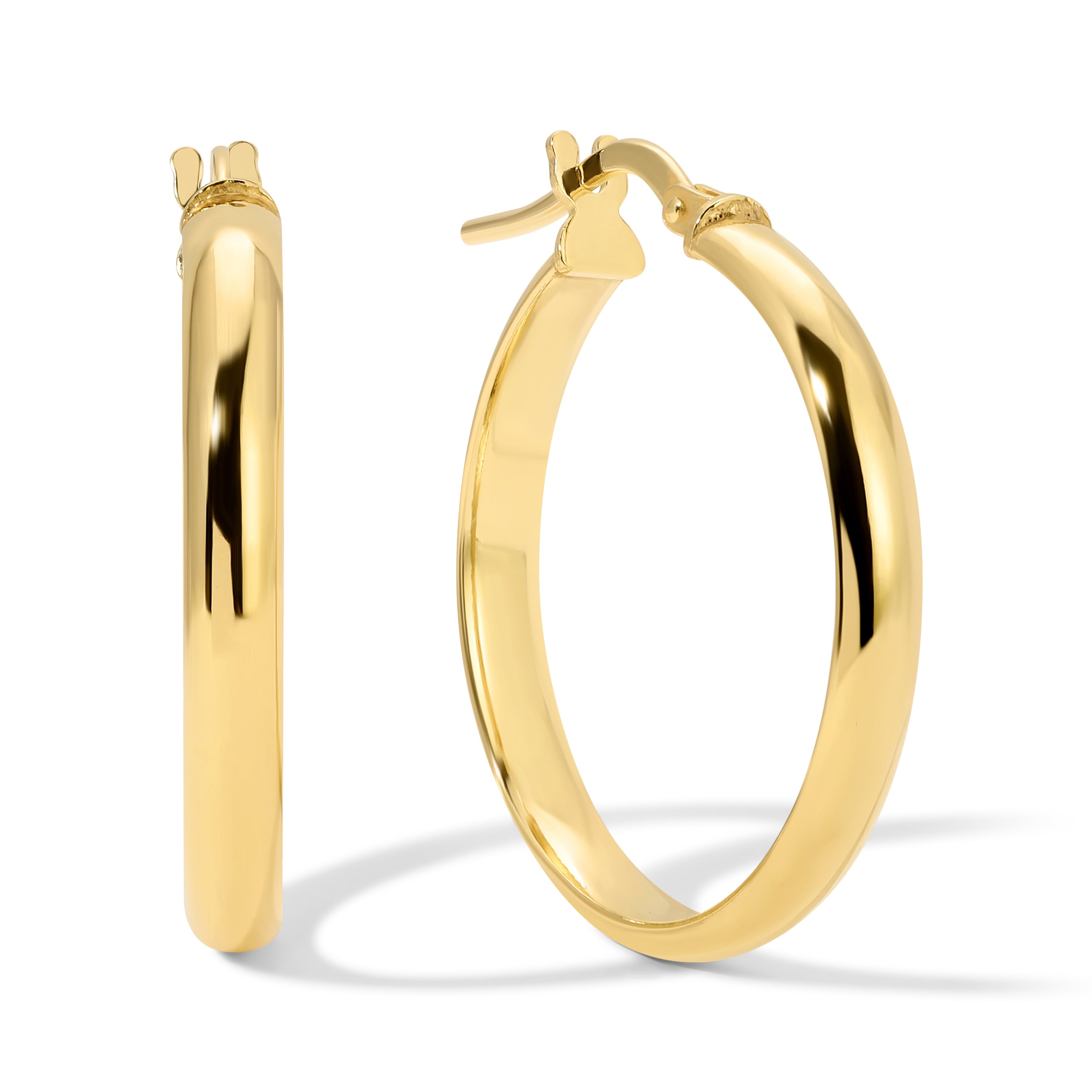 Thin Rounded Hoops