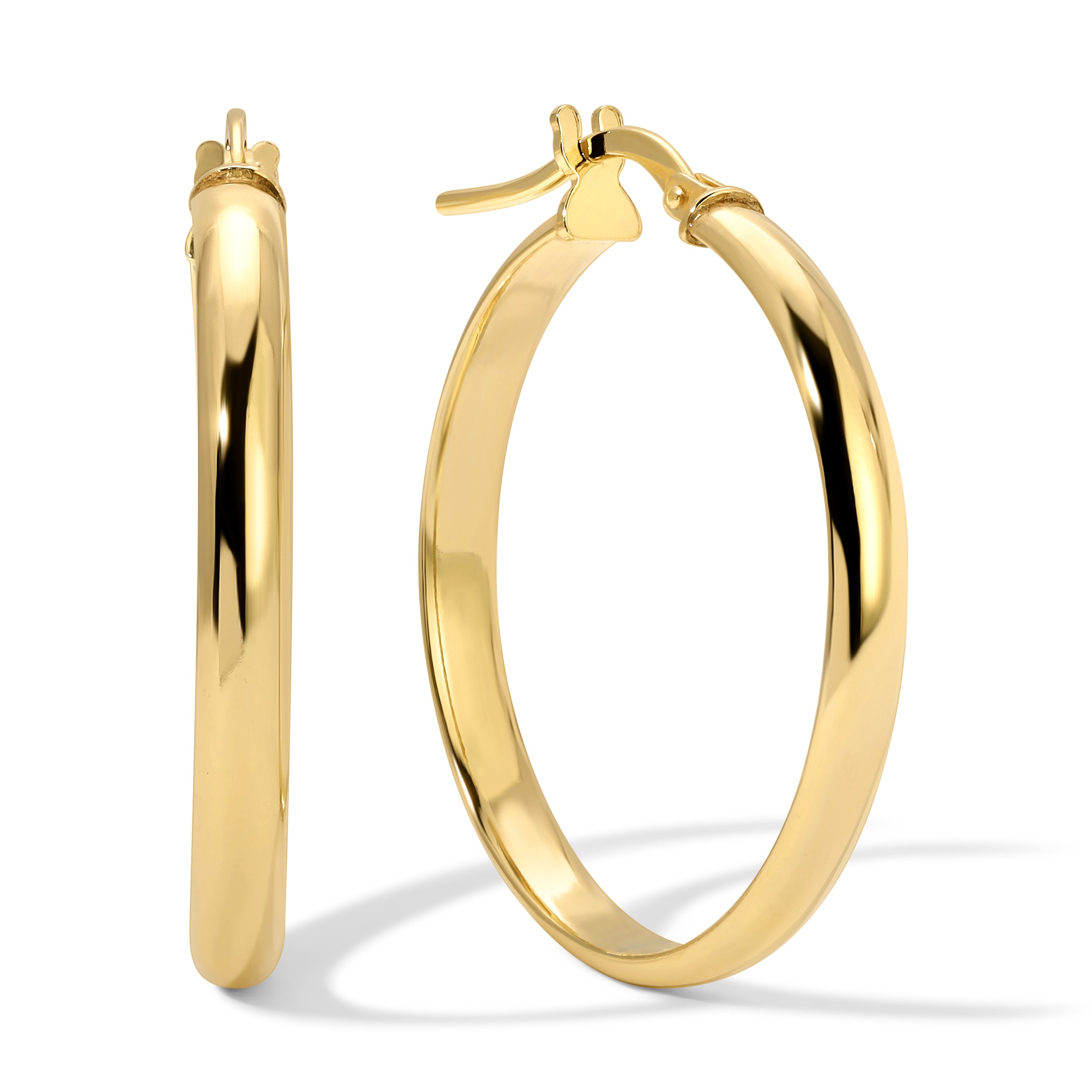 Thin Rounded Hoops