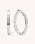 Chunky Flat Hoops