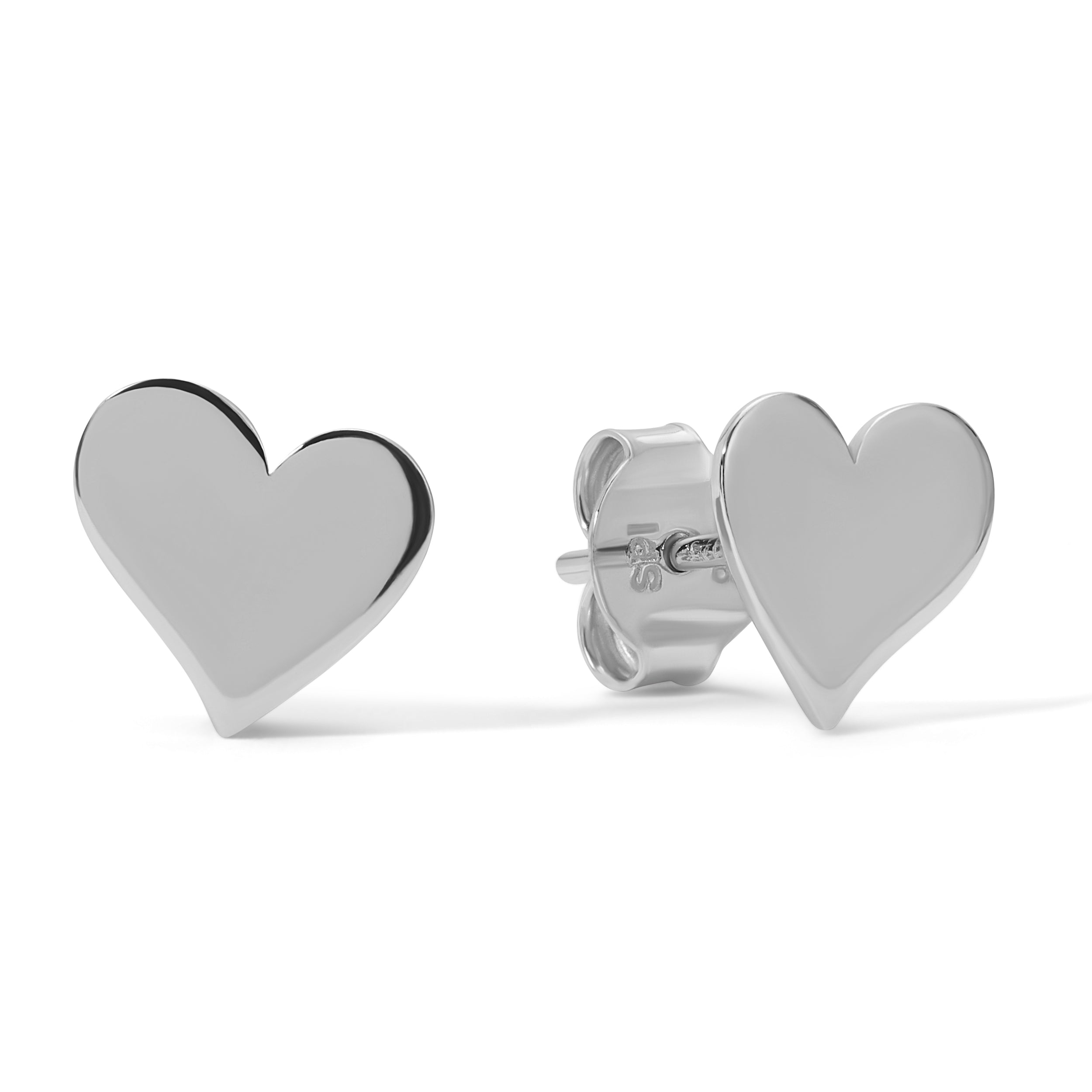 Medium Heart Studs