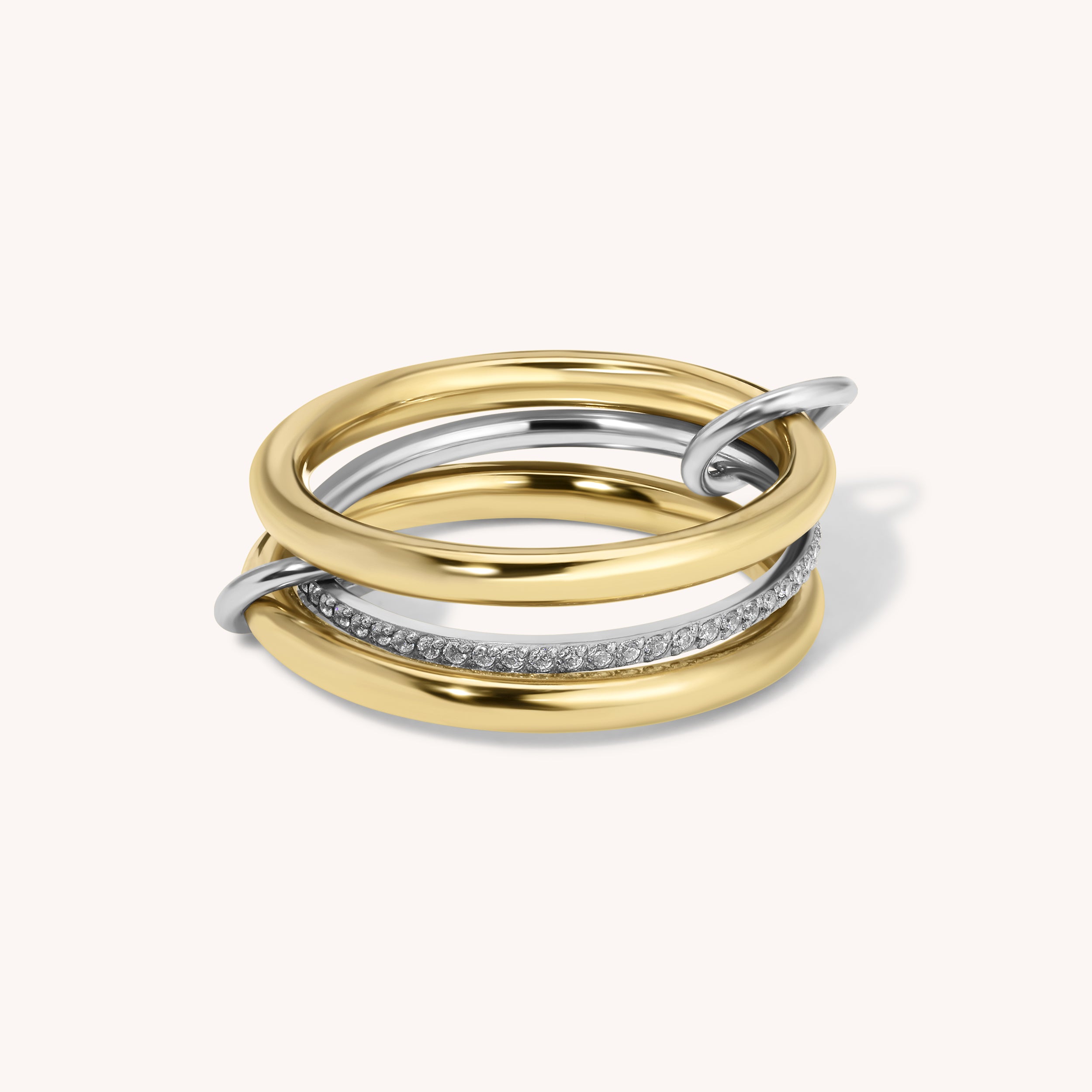 Stainless Steel Triple Ring