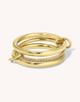 Stainless Steel Triple Ring Two Tone