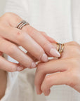 Stainless Steel Triple Ring