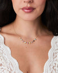 Baby Gem Heart Strand Necklace