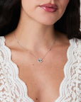 Diamond Cut Clover Necklace