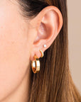 Chunky Flat Hoops